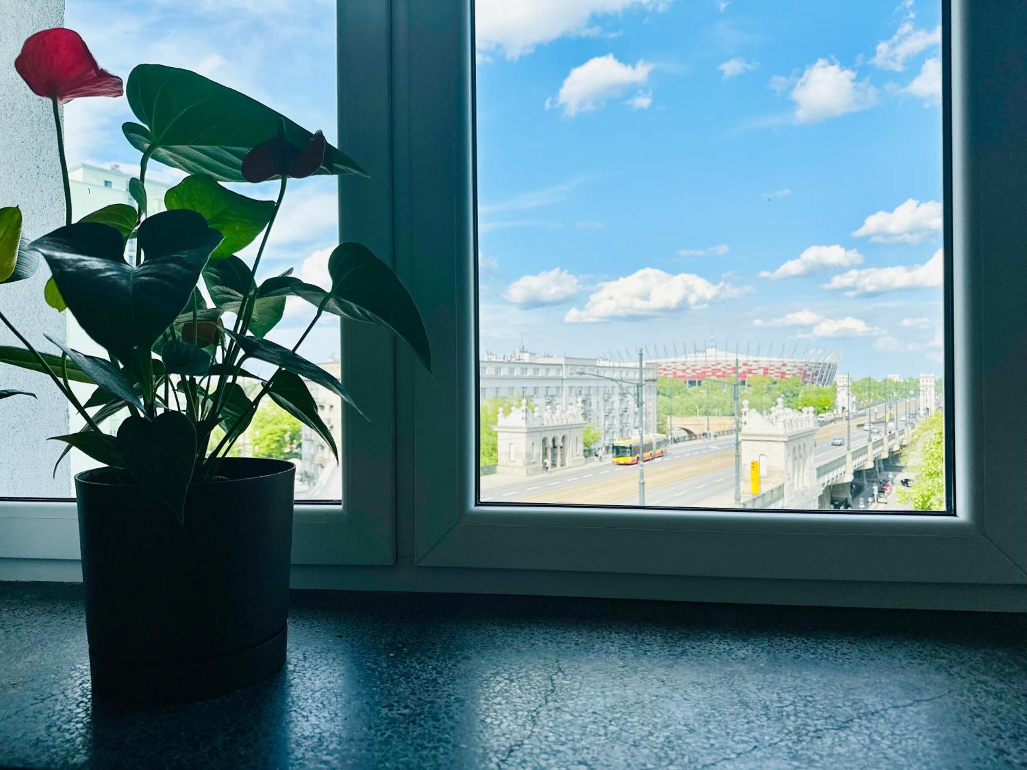 Westside Panorama Pgn Stadium Apartment Warsaw Luaran gambar